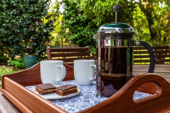 afternoon tea in the garden